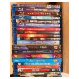 20 BLU RAY DVDS