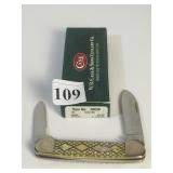 CASE KNIFE NOB 62131 SS DOUBLE BLADE CANOE