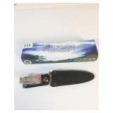 SMOKEY MOUNTAIN TOOTHPICK KNIFE AND SHEATH WITH