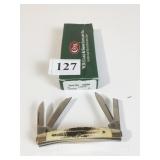 CASE KNIFE 65468SS FOUR BLADE KNIFE WITH BONE