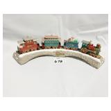 CLAUS & CO RR 1991 TRAIN DISPLAY BY HALLMARK