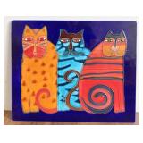 16X13 LAUREL BURCH TILE ART WALL HANGING,