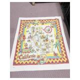 FABRIC MAP OF THE STATE OF CALIFORNIA, 51X44