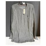 NEW AMERICAN EAGLE SZ LARGE GRAY THERMAL LONG