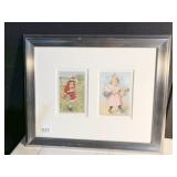 POSTCARDS FRAMED 1900