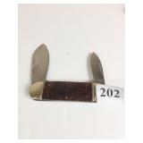 ROUGH RIDER 9" DOUBLE BLADE WITH FAUX TORTOISE