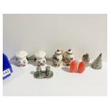 INTERNATIONAL SILVER CHRISTMAS SALT AND PEPPER,