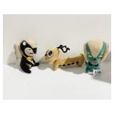 1969 KAMAR DREAM PETS SKUNK, DOG, CATERPILLAR