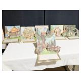 6 POP UP BOOKS W/ MOVEABLE PARTY