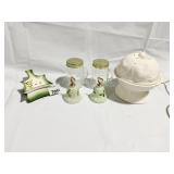 EGG COOKER, TEA BAG HOLDER, S&P SHAKERS