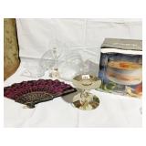 TRIFLE BOWL, CREAMER ETC.