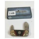 ROUGH RIDER RR525 STUBBY DOUBLE BLADE 6.5" NOB