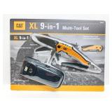 CAT XL 9 IN 1 MULTI TOOL SET, NEW IN PACKAGE