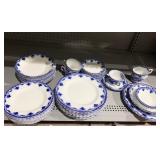 GEORGE BOWMAN FLO BLUE PLATES OLD STATE HOUSE