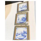 DELFT TILES CUSTOM FRAMED 3 TO GO