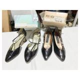 SHOES 2 PAIRS 9.5 UNWORN