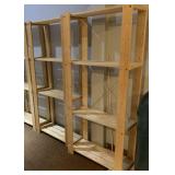 PINE SHELVING 69" H X 30.5" W X 13.5" D