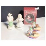 SALT AND PEPPER SHAKERS MADE IN JAPAN AND SANTA