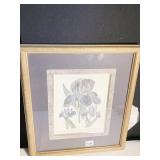 IRIS PRINT TRIPLE MAT