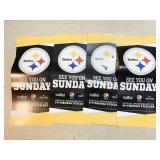 33X15 STEELERS SEE YOU ON SUNDAY SIGNS