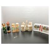 SALT/PEPPERS, WOOD FIGURES, VIRGINIA