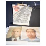3 POSTERS, 1977 POLITICAL FIGURES AND PROTEST