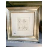 15X15 FRAMED ORIGINAL ARTWORK THAT WAS GIVEN TO