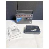 GE AM/FM PORTABLE RADIO NEW AND EMERSON PERSONAL