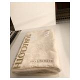 66X118 OBLONG EMBROIDERED TABLECLOTH. INCLUDING