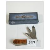 ROUGH RIDER RR379 TRIPLE BLADE FAUX WOOD HANDLE