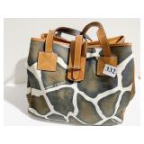 DOONEY & BOURKE FADED GIRAFFE PRINT LARGE