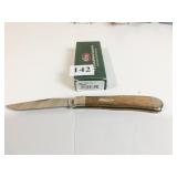 CASE KNIFE CA98300 SCROLL WORK WOOD HANDLE 7.5"