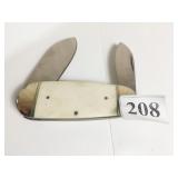 ROUGH RIDER 9" DOUBLE BLADE WITH BONE HANDLE