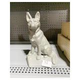 HEAVY METAL GERMAN SHEPARD DOG DOORSTOP