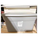 STERLITE 30 GALLON GRAY TOTE
