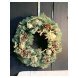 26" CHRISTMAS WREATH, HANGER INCLUDED