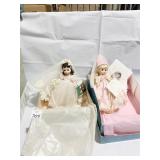 MADAME ALEXANDER DOLLS, BRIDE & RAPUNZEL