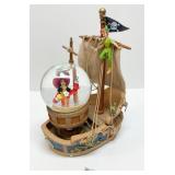 LARGE DISNEY PETER PAN MUSICAL SNOW GLOBE, PLAYS