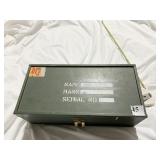 VINTAGE FULL SIZE GI JOE FOOTLOCKER WITH LOCKING