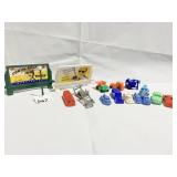 TRAIN SET CARS SIGN DISPLAYS, PLASTIC