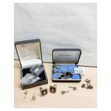 CUFFLINKS, TIE TACK SETS, SERVICE PINS