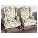 FIRESIDE CHAIRS CRUEL WORK UPHL. WOOD LEGS