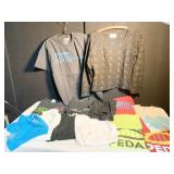 ASSORTED TEES SZ XL+, JC CREW XL WHITE CARDIGAN,