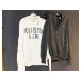 EXPRESS XL ZIP UP HOODIE AND NEW HOLLISTER XL TOP