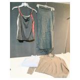 PASHMINA BLACK SCARF, RALPH LAUREN LADIES L BROWN