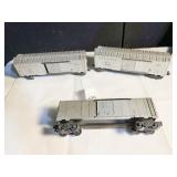 THREE WESTERN PACIFIC LIONEL CARS