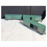 THREE 6464 LIONEL ROUTE OF THE ROCKETS GREEN