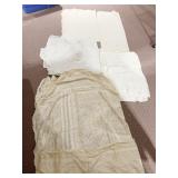 5 TABLE CLOTHES LACE AND OTHERS