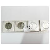 1941-P, 42-P, 44-D, 45-P LIBERTY WALKING HALVES