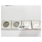 1927-S, 34-P, 34-S, 36-P LIBERTY WALKING HALVES